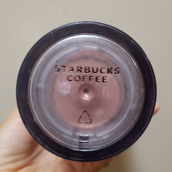 𝅺STARBUCKS 2009 Brown Siren Hot Plastic Tumbler 12 - Picture 2 of 6